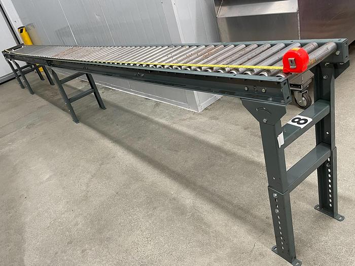 Used Hytrol 19'L Heavy-Duty Roller Conveyor