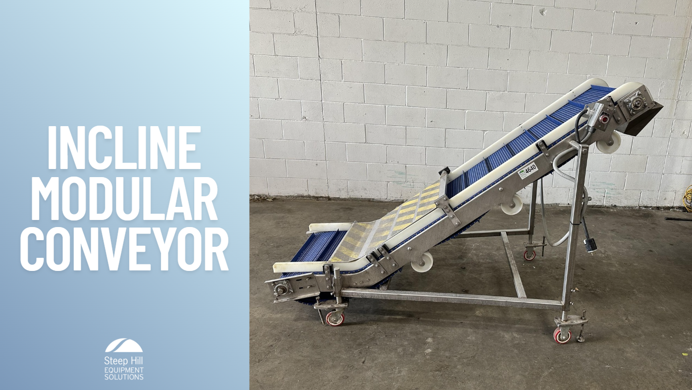 Used Incline Modular Conveyor