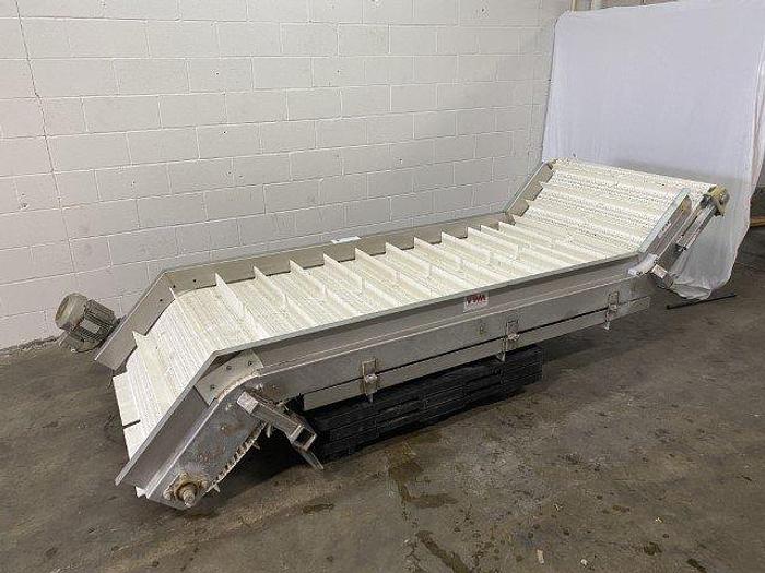Used VWM Z-Style Flighted Conveyor