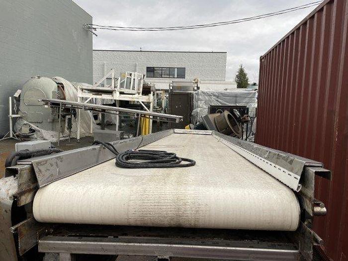 Used 15'L Incline Conveyor