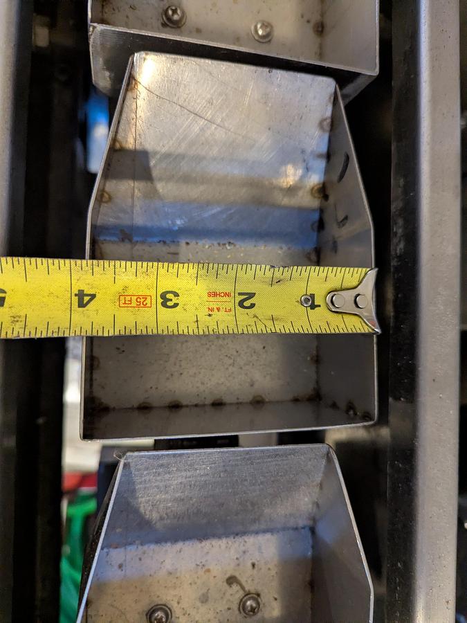 Used Flow Packer with Bucket Infeed