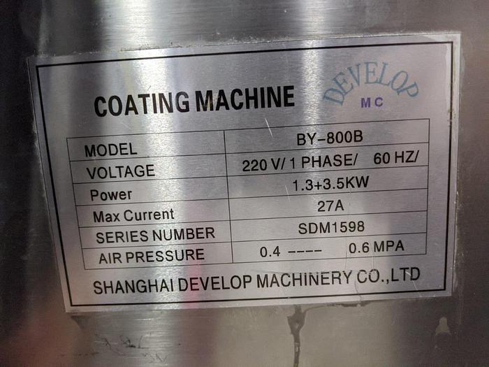 Used Develop BY-800B Coating Machine
