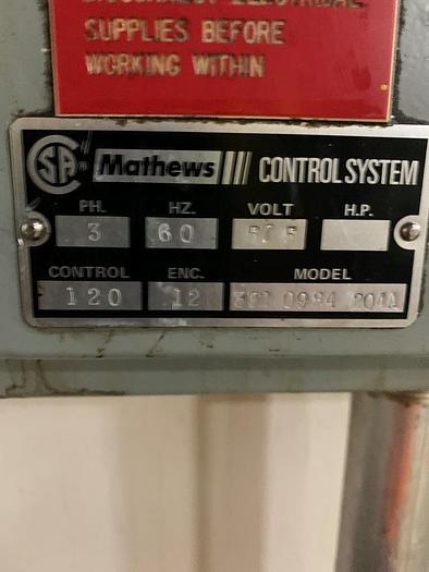 Used Mathews WR4 Pallet Loader