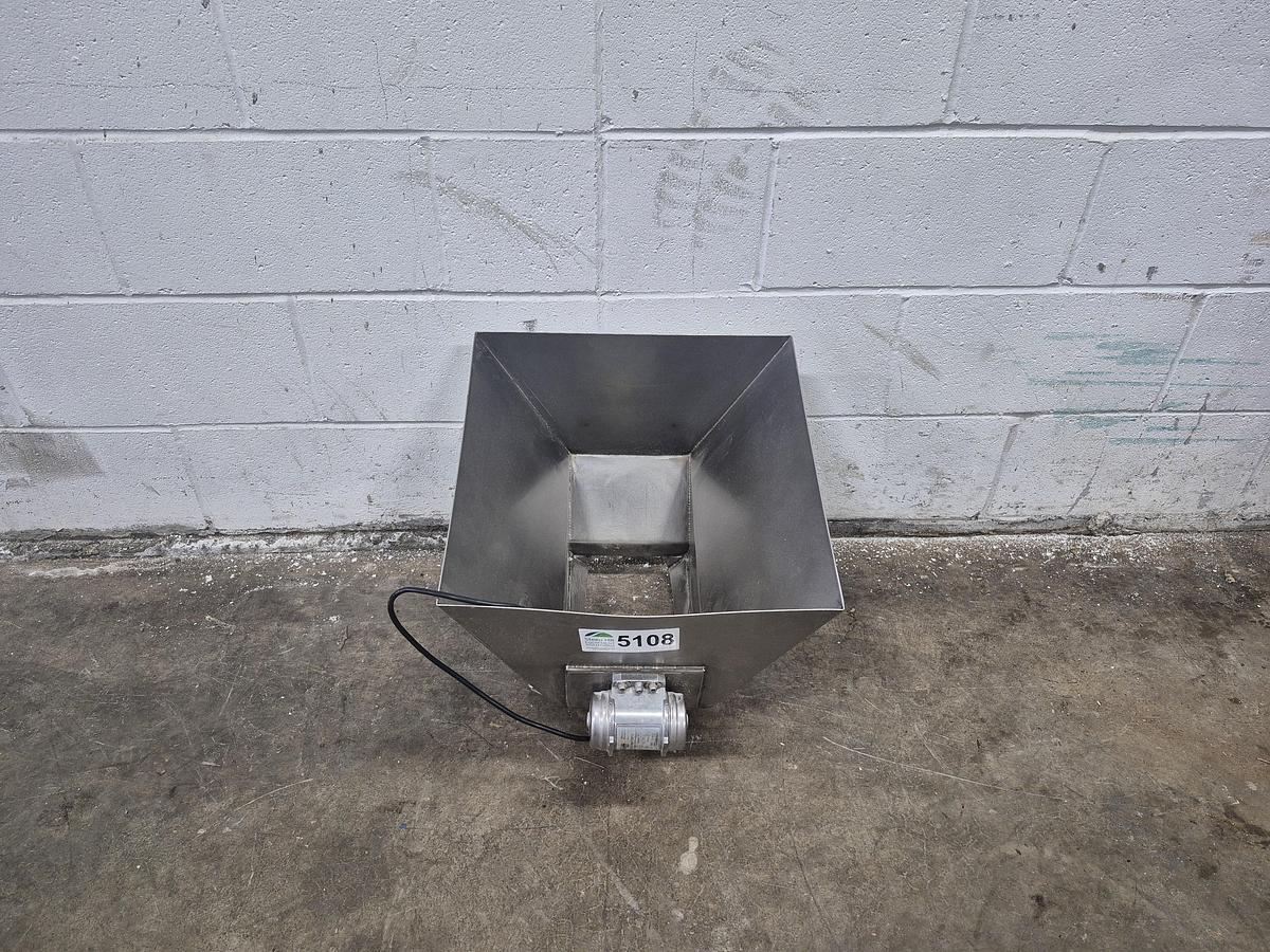 Used Stainless Steel Hopper with Vibrating Motor