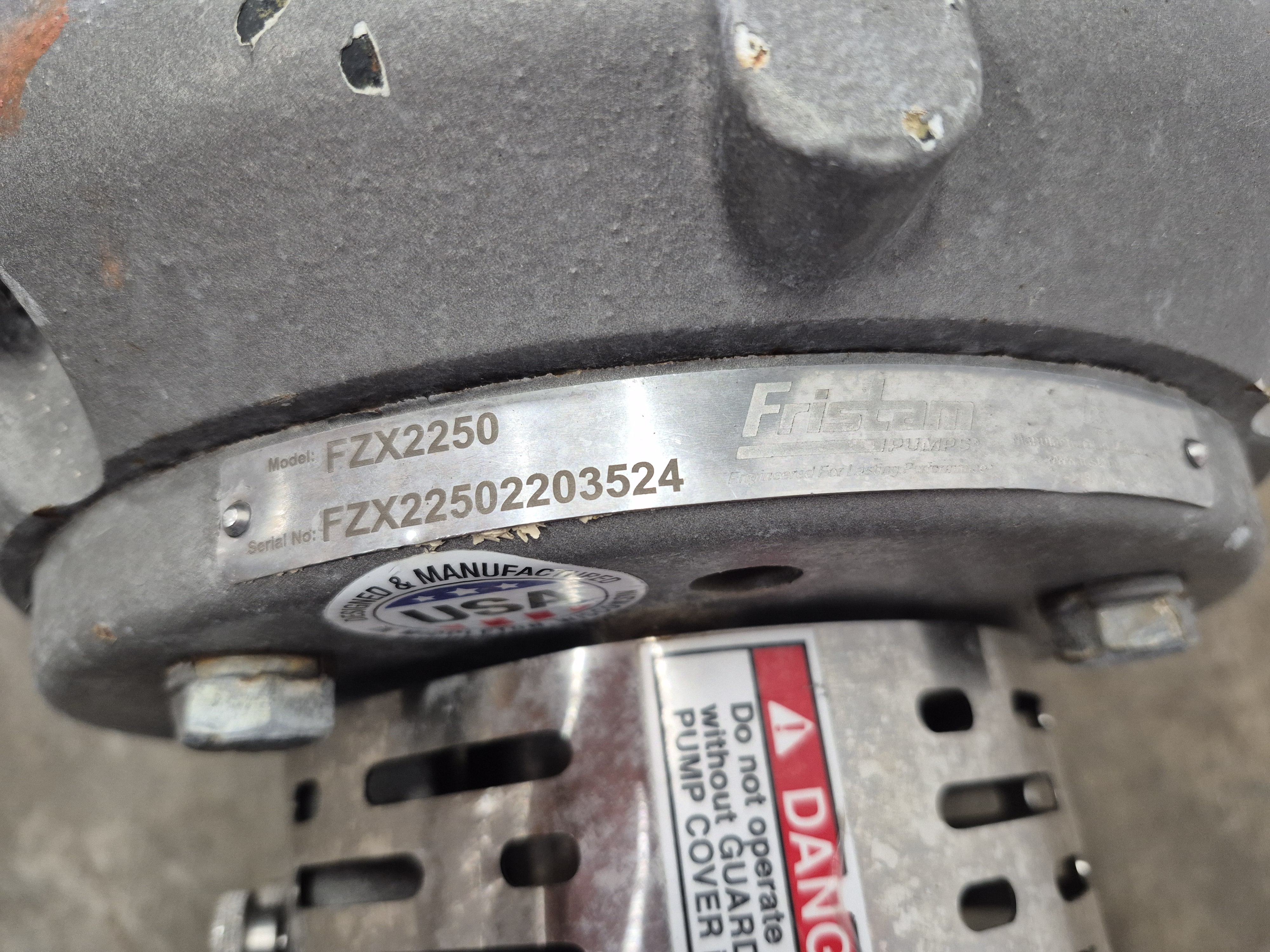 Used Fristam FZX2250 Centrifugal Pump