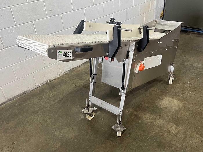 Used 6'L Inclined Modular Conveyor