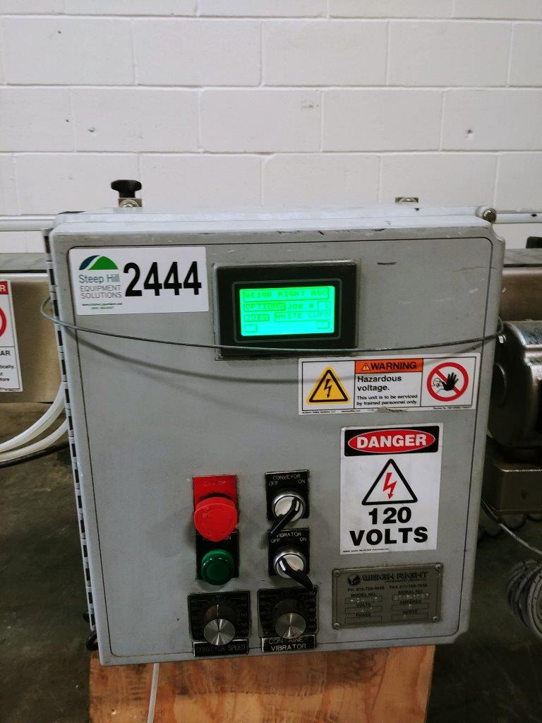 Used Weigh Right HC-10 Container Indexing Conveyor