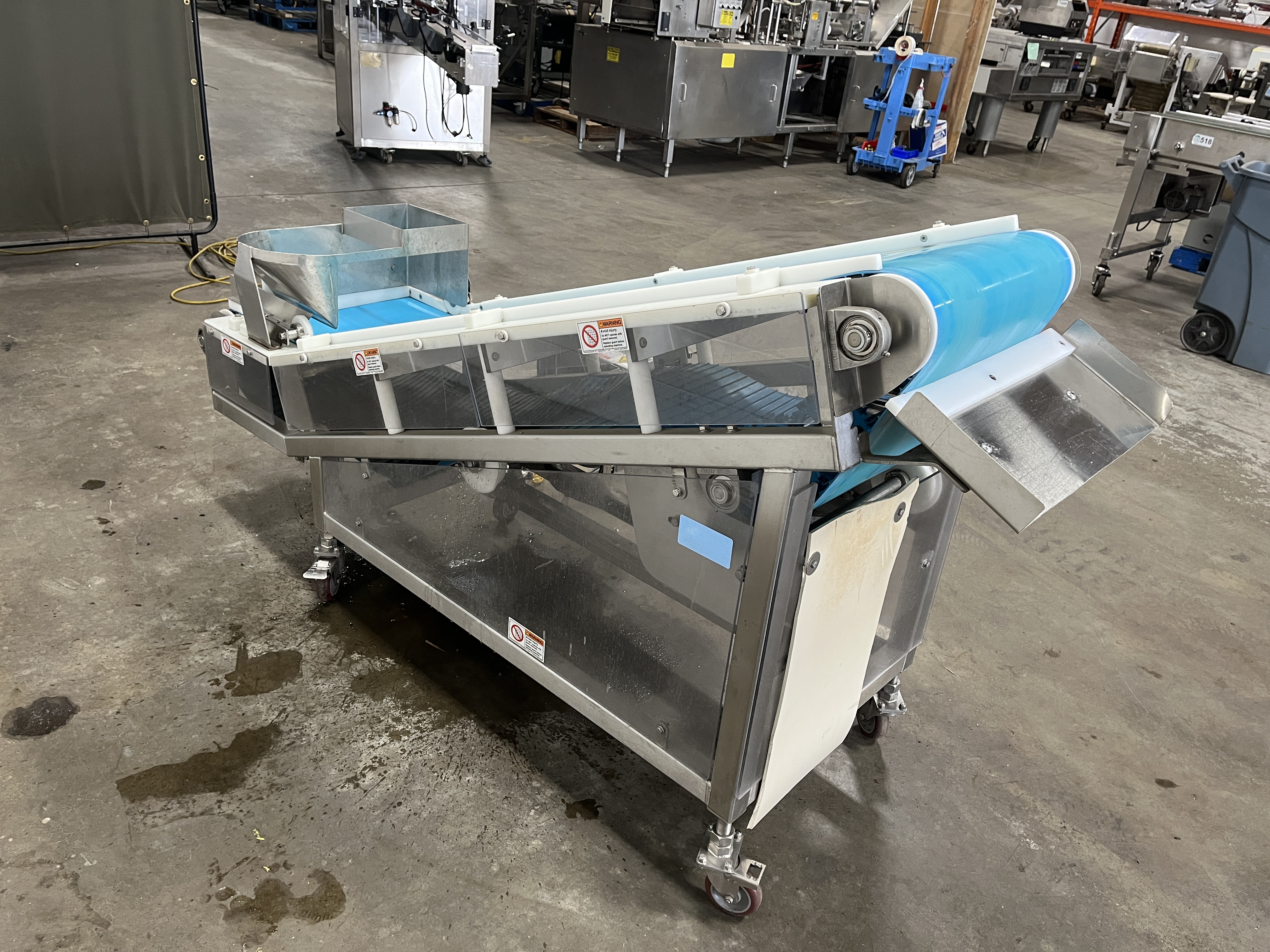 Used SafeLine Incline Conveyor Metal Detector