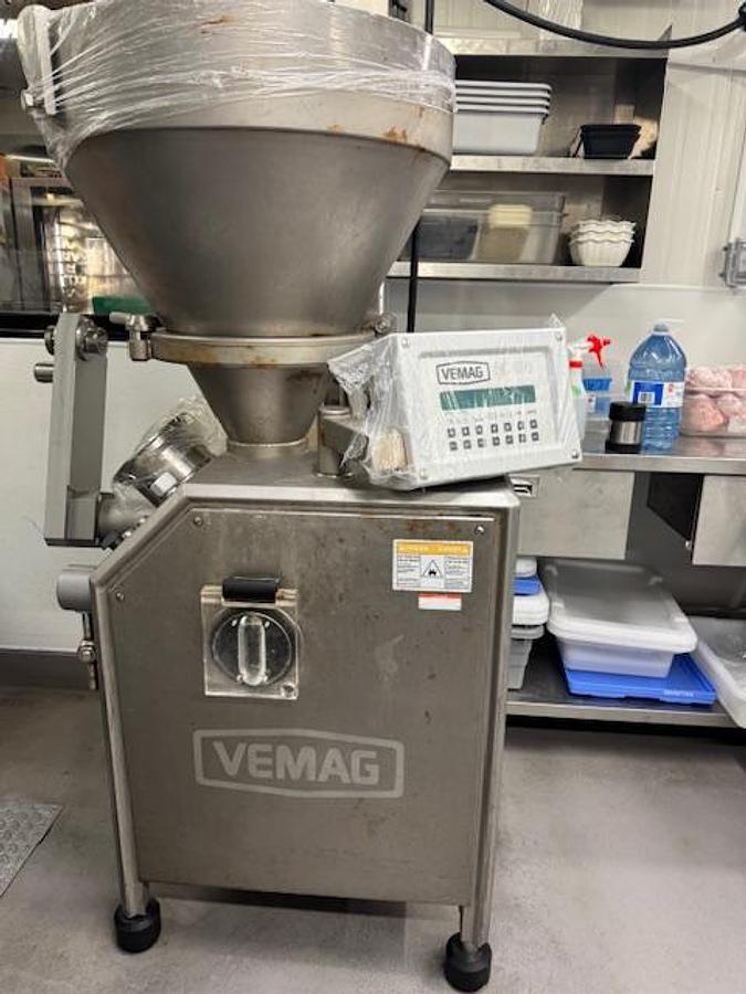 Used Vemag Robot 500 Stuffer with Bin Loader