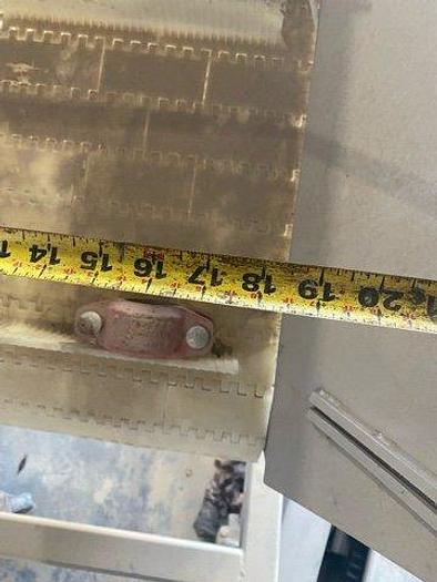 Used 13'L Cleated Incline Conveyor