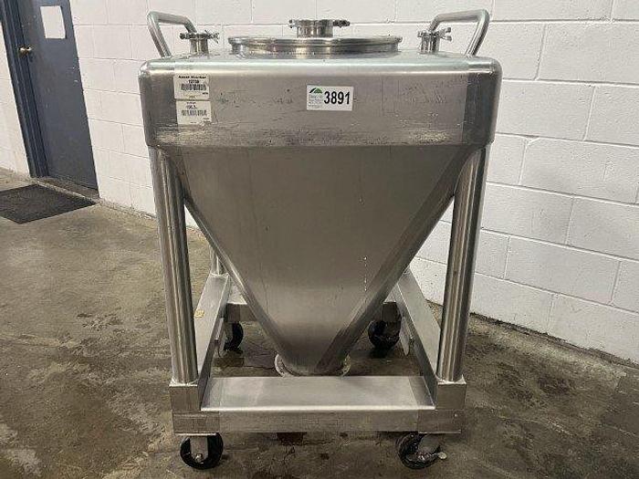 Used SS 10 CF Charge Tote Bin