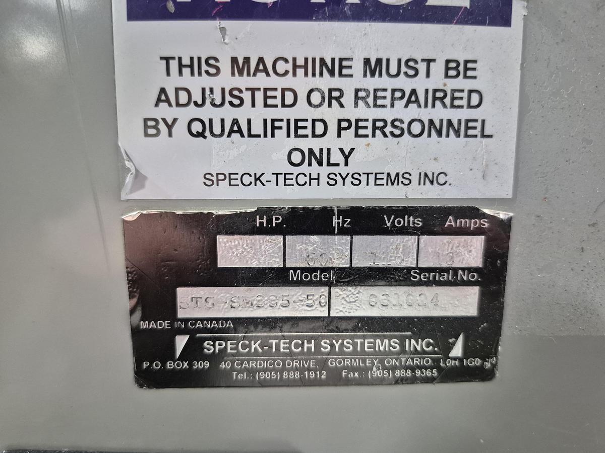 Used Speck-Tech STS SM-385/50 Tablet Counter (PARTS ONLY)