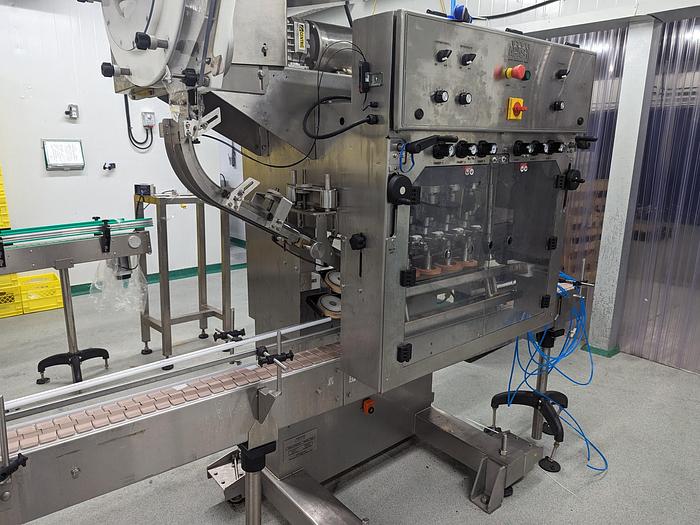 Used Acasi 8-Head Piston Filler & Inline Capper
