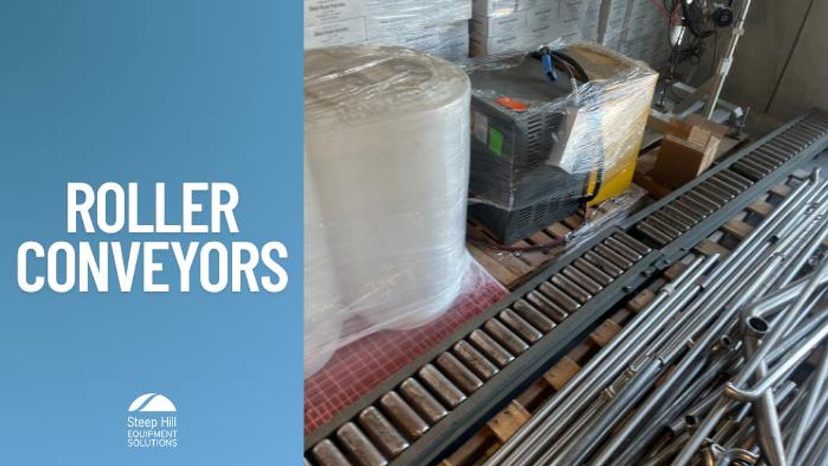 Used 2 Univeyor Gravity Roller Conveyors