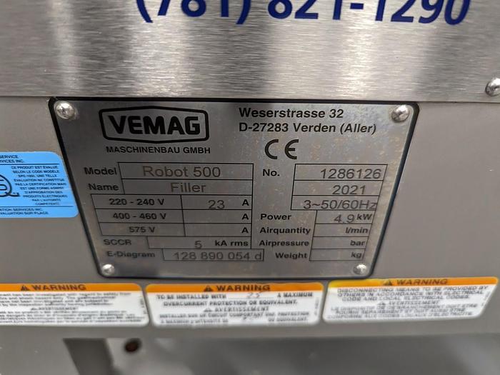 Used Vemag Robot 500 Vacuum Filler