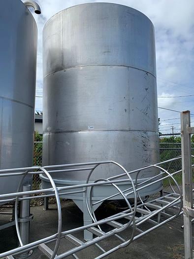 Used 6500 Gallon SS Pipe-Heated Tank