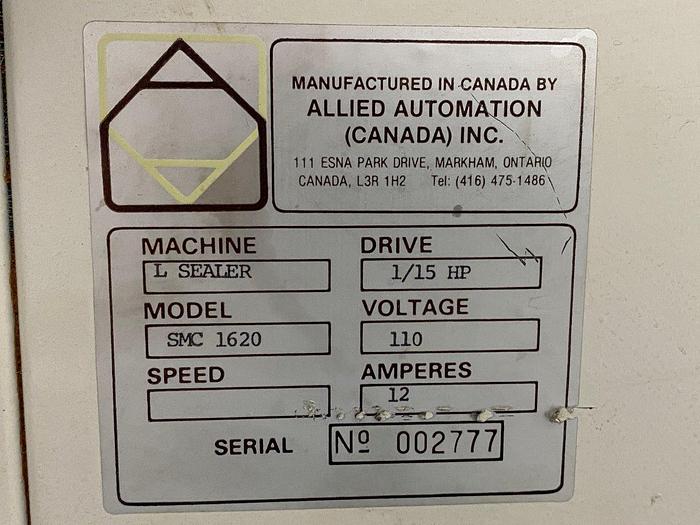 Used Damark SMC 1620 L-Bar Sealer