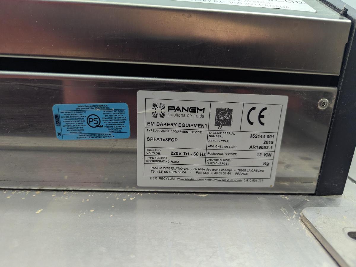 Used Panem Roll-In Retarder-Prover