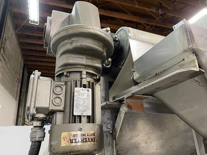 Used Incline Conveyor With Metal Detector & Scales