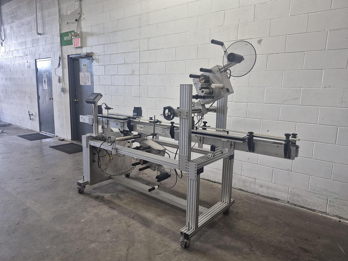 Used Associated Two-Head Top & Bottom Labeller