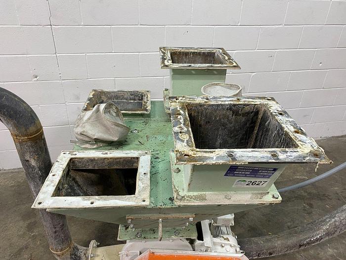 Used Nishimura Divide Hopper with Kice Airlock