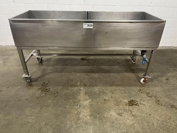 Used SS Bin with Valve