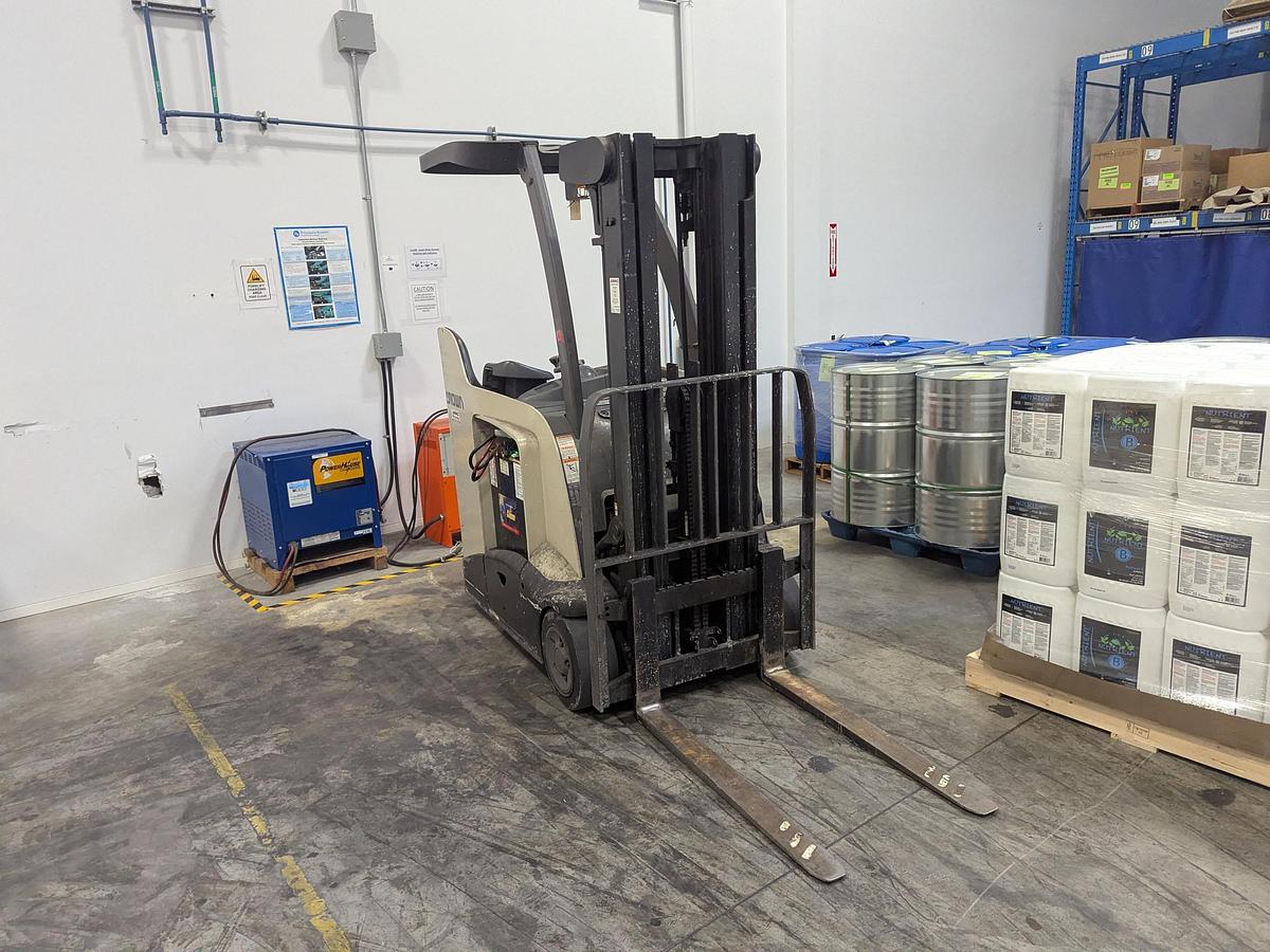Used Crown RC5535-30 Electric Stand-Up Forklift