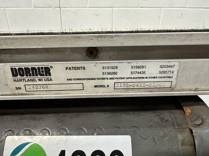Used Dorner Flat Belt Conveyor 2100 Series