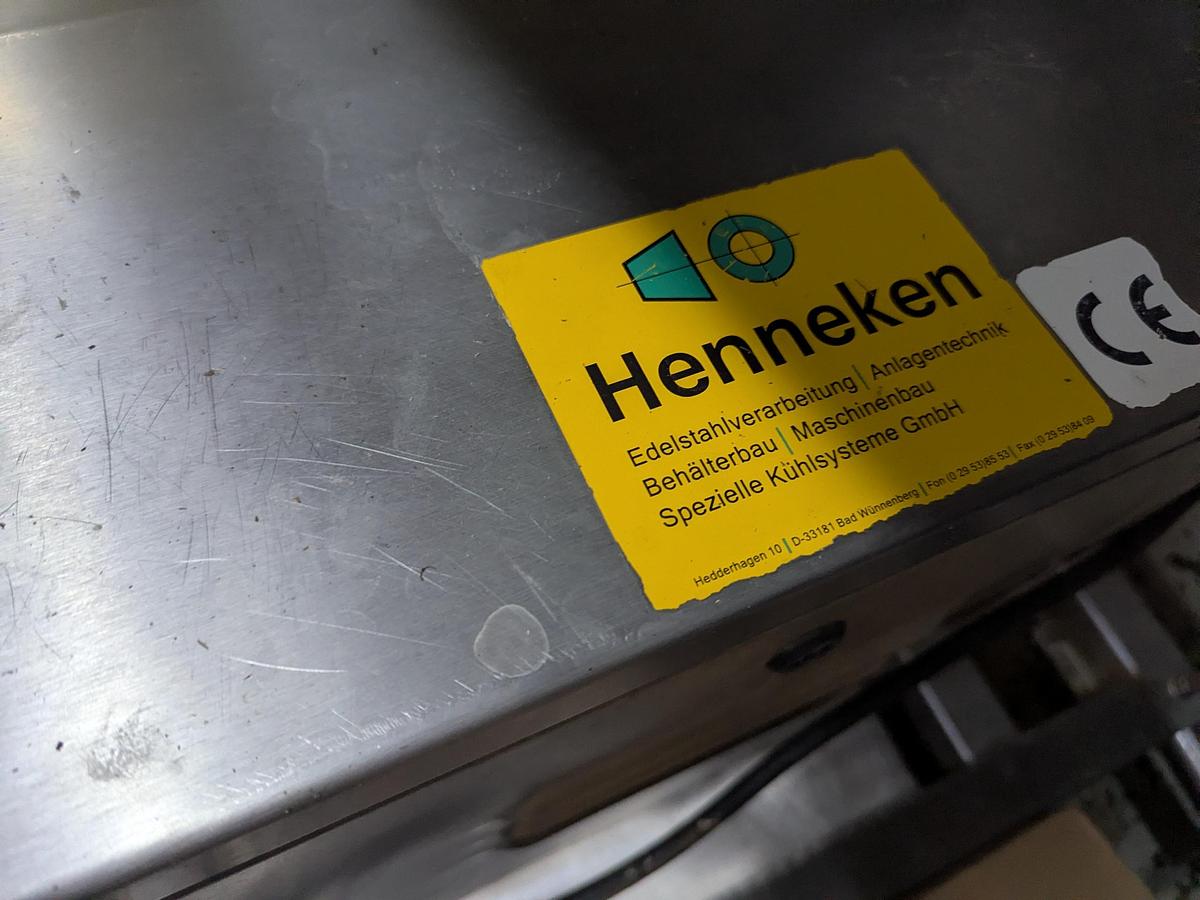 Used Henneken Vacuum Tumbler with Buggy Dumper
