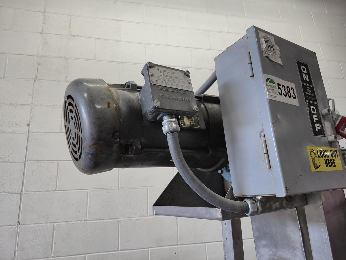 Used Flexicon Flexible Screw Conveyor Discharge Head & Drive