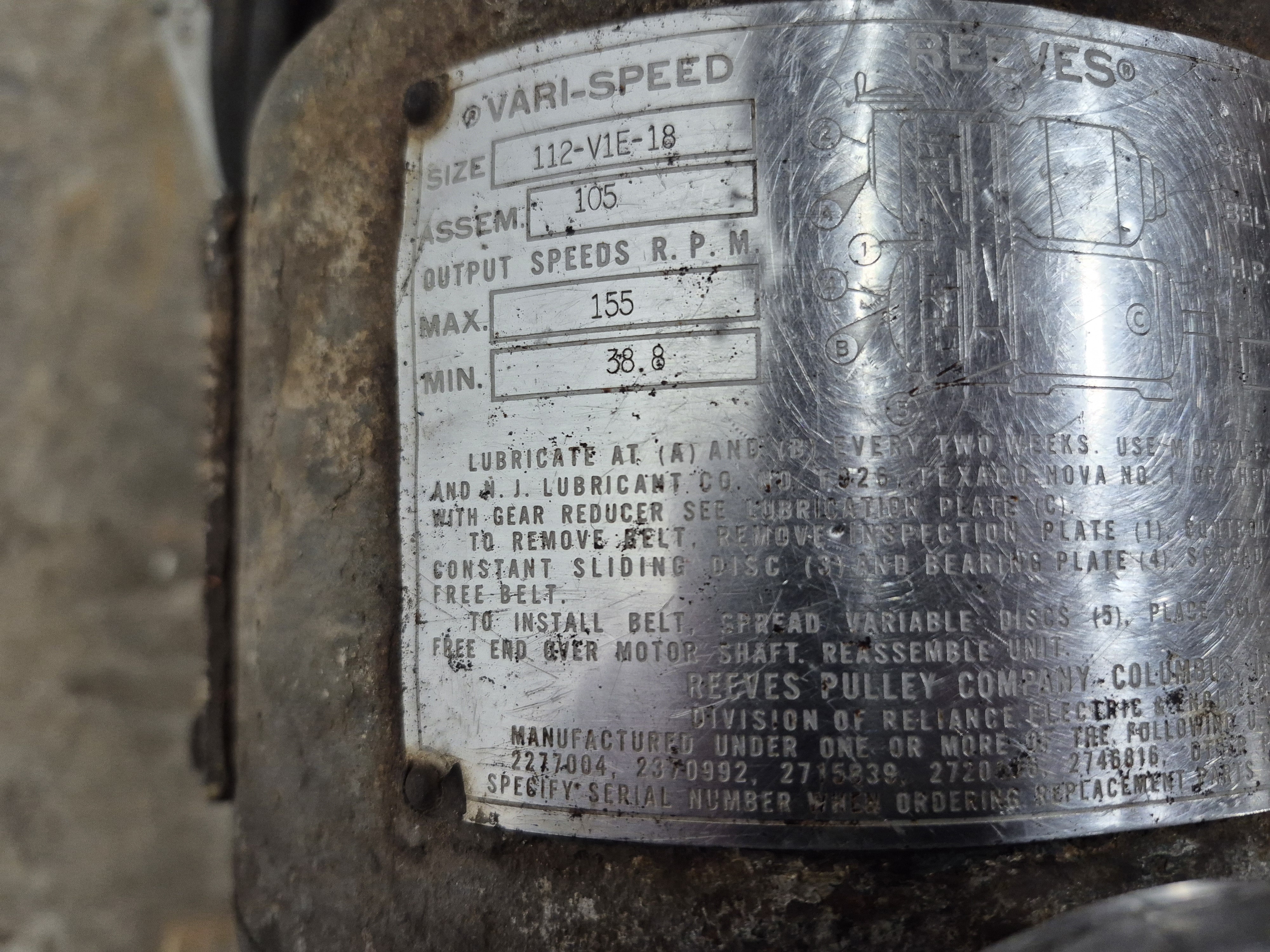 Used Waukesha D0 25 Series Sanitary Pump