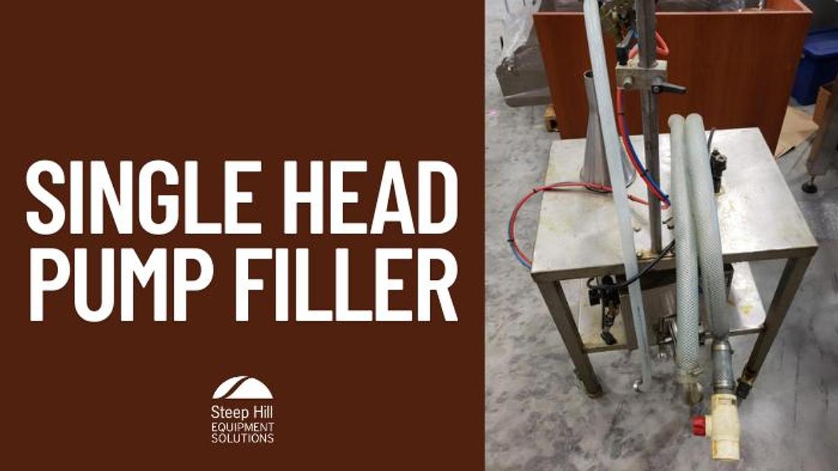 Used Accutek SA1 Single Head PD Pump Filler