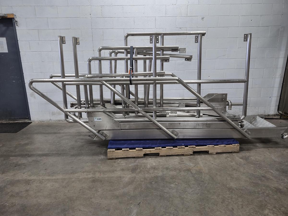 Used Stainless Steel Platform & Stairs