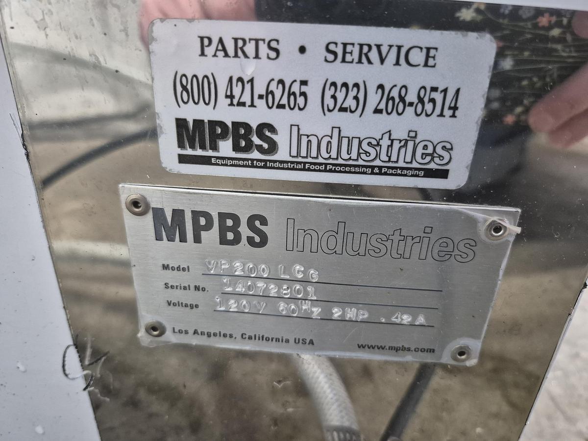 Used MPBS Semi-Automatic Tray Sealing Machine