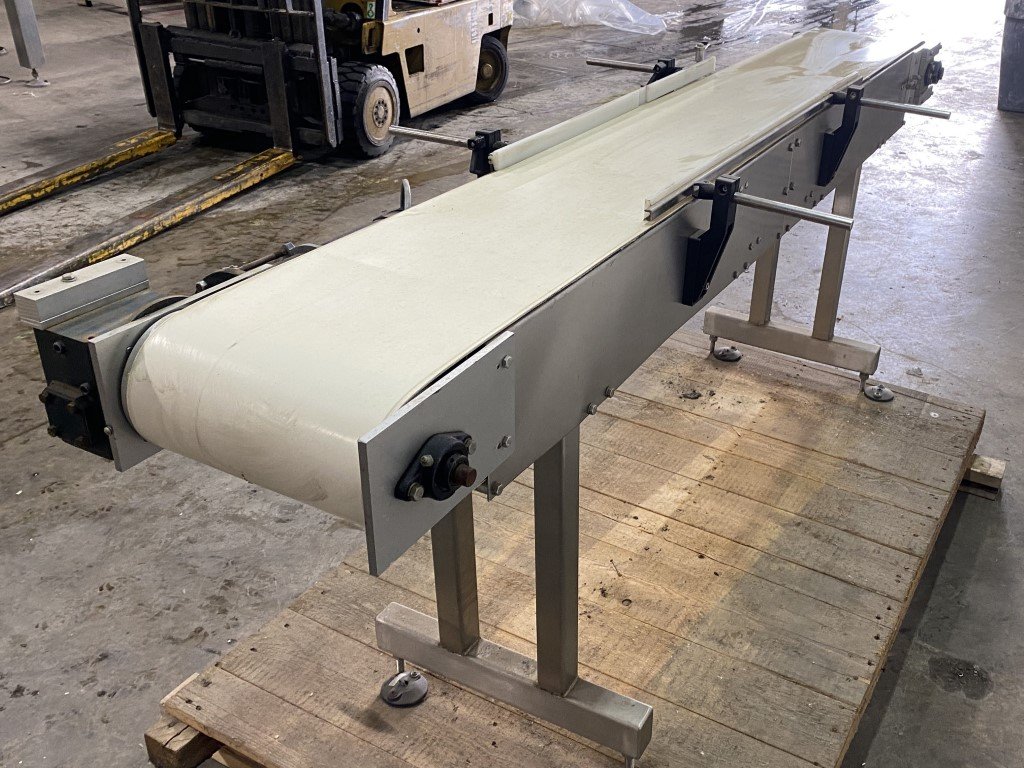 Used 8' Flat Belt Conveyor