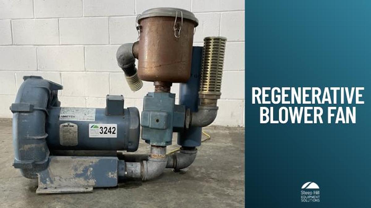 Used Ametek Rotron DR606 Regen Blower