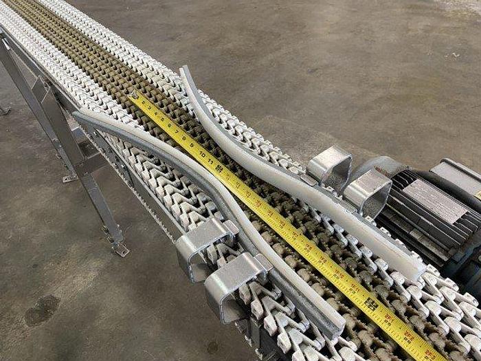 Used 10' Modular Belt Conveyor with Curve