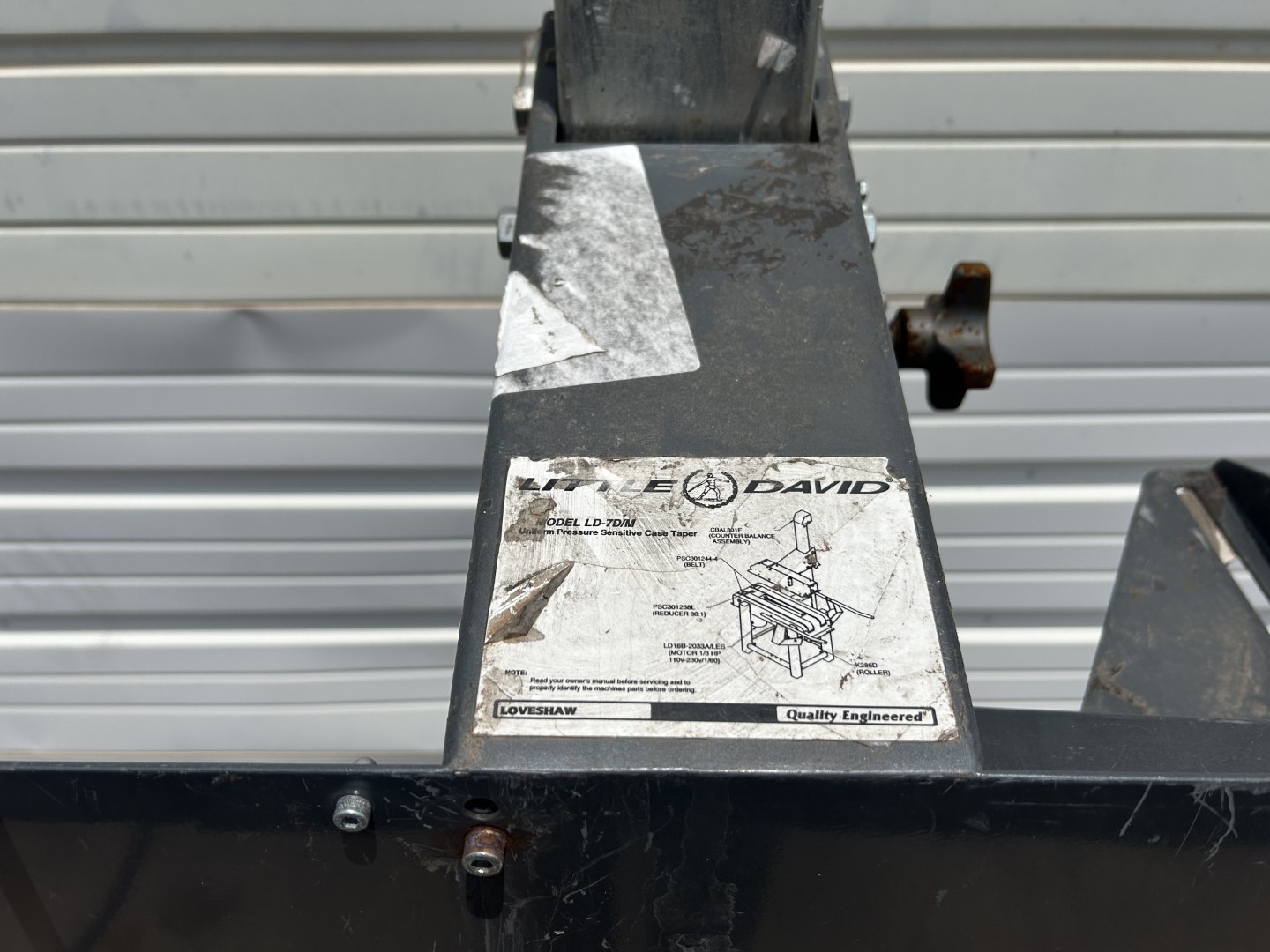 Used Loveshaw Little David LD-7 Case Sealer