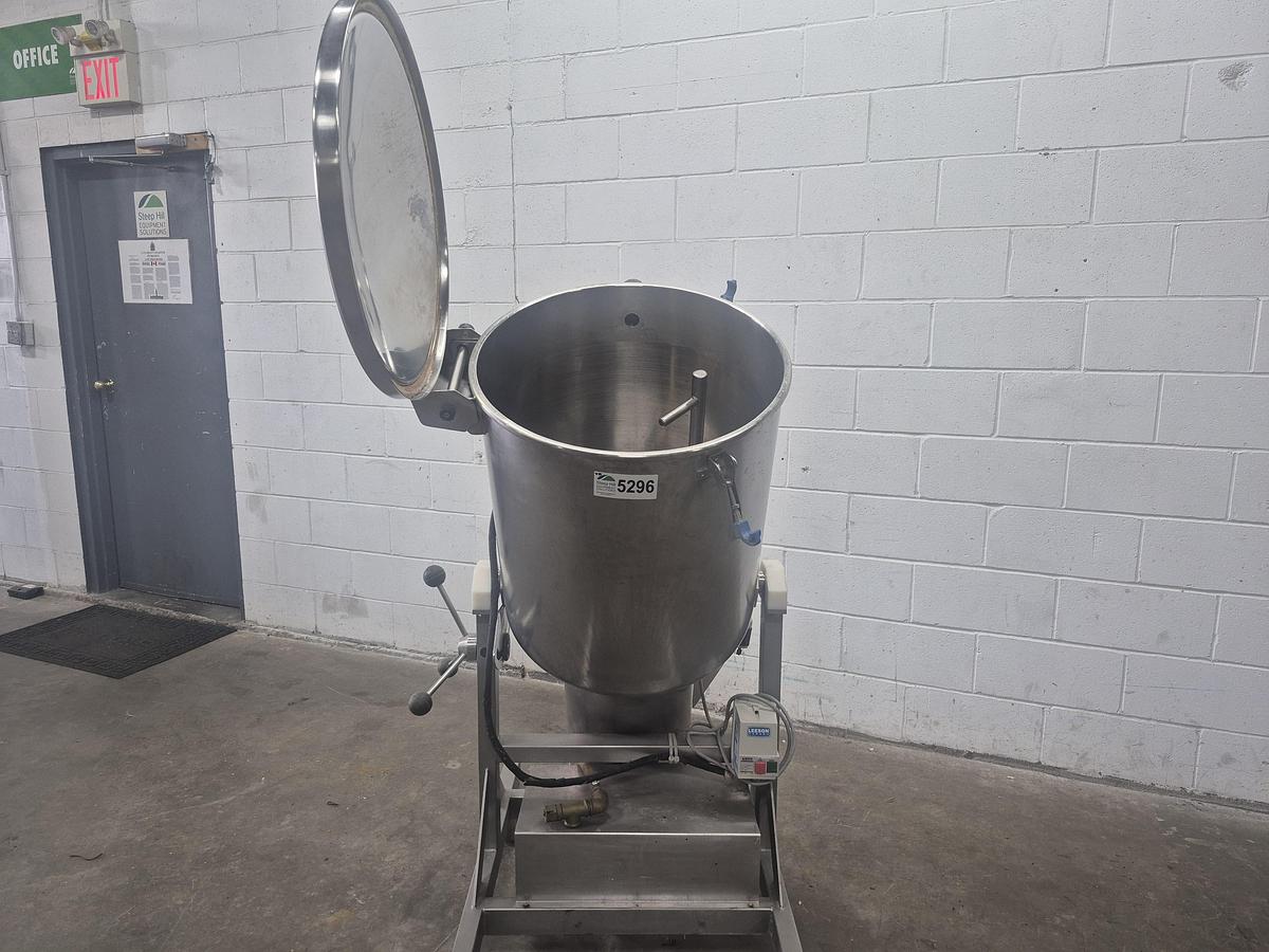 Used LÄCOVAC 150 Litre Stainless Steel Vacuum Tumbler Mixer