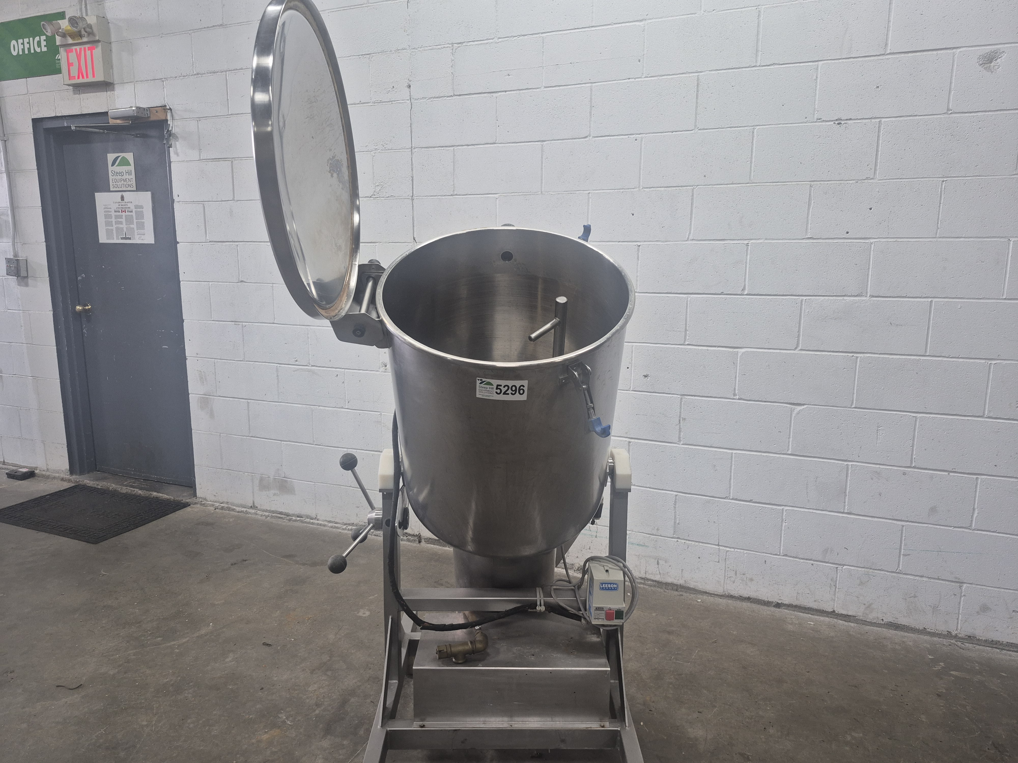 Used LÄCOVAC 150 Litre Stainless Steel Vacuum Tumbler Mixer