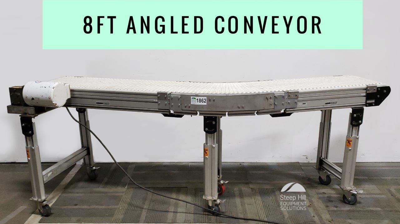 Used Dorner 8' Angled Conveyor