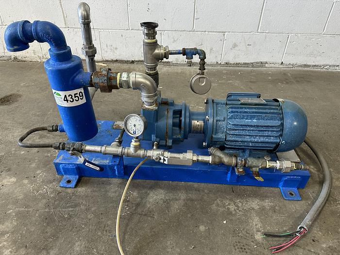 Used Travaini Liquid Ring Vacuum Pump