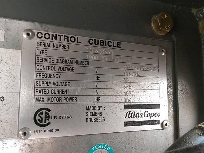 Used Atlas Copco GA55FF Rotary Screw Compressor