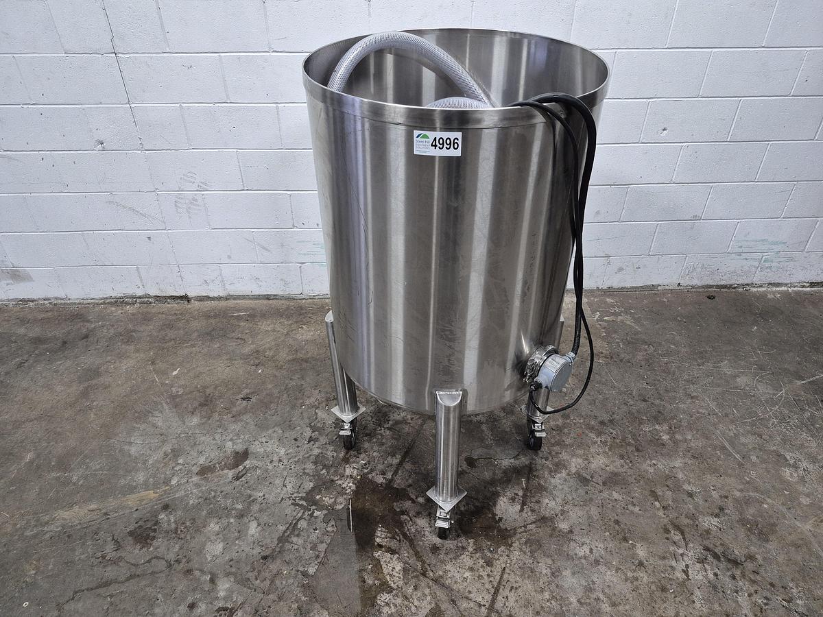 Used SS 100 Gallon Tank w/ Immersion Heater