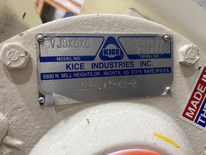 Used Kice VJ Rotary Airlock & Cyclone Collector