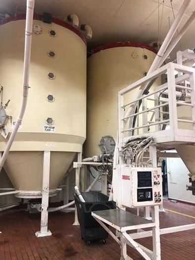 Used Grain Bins with Auger System