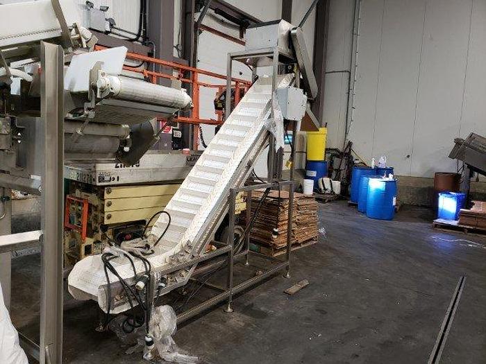 Used 9' High Z-Style Incline Conveyor