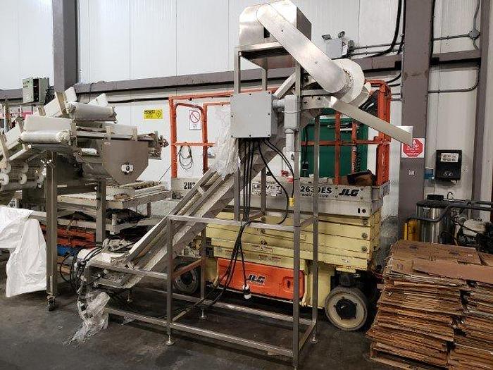 Used 9' High Z-Style Incline Conveyor