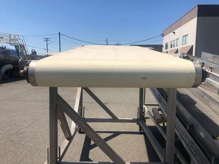 Used 14'L x 5'W Belt Conveyor