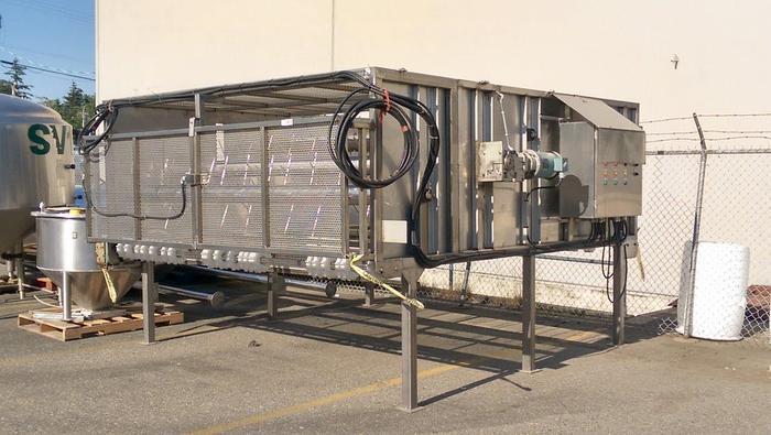 Used 10’ Wide SS Unloading Conveyor